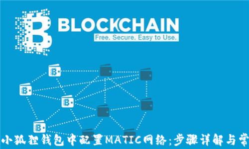 
如何在小狐狸钱包中配置MATIC网络：步骤详解与常见问题